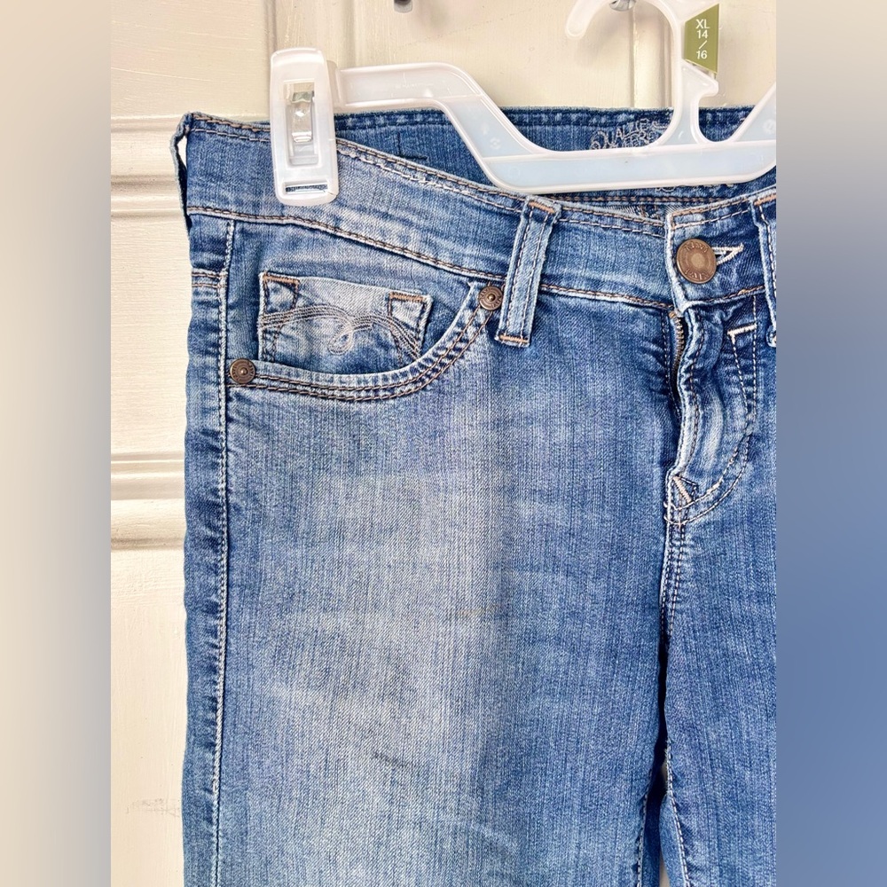 Mavi Zoe women’s Bootcut Jeans Medium Blue Denim Low Rise Size 27 - Picture 7 of 12